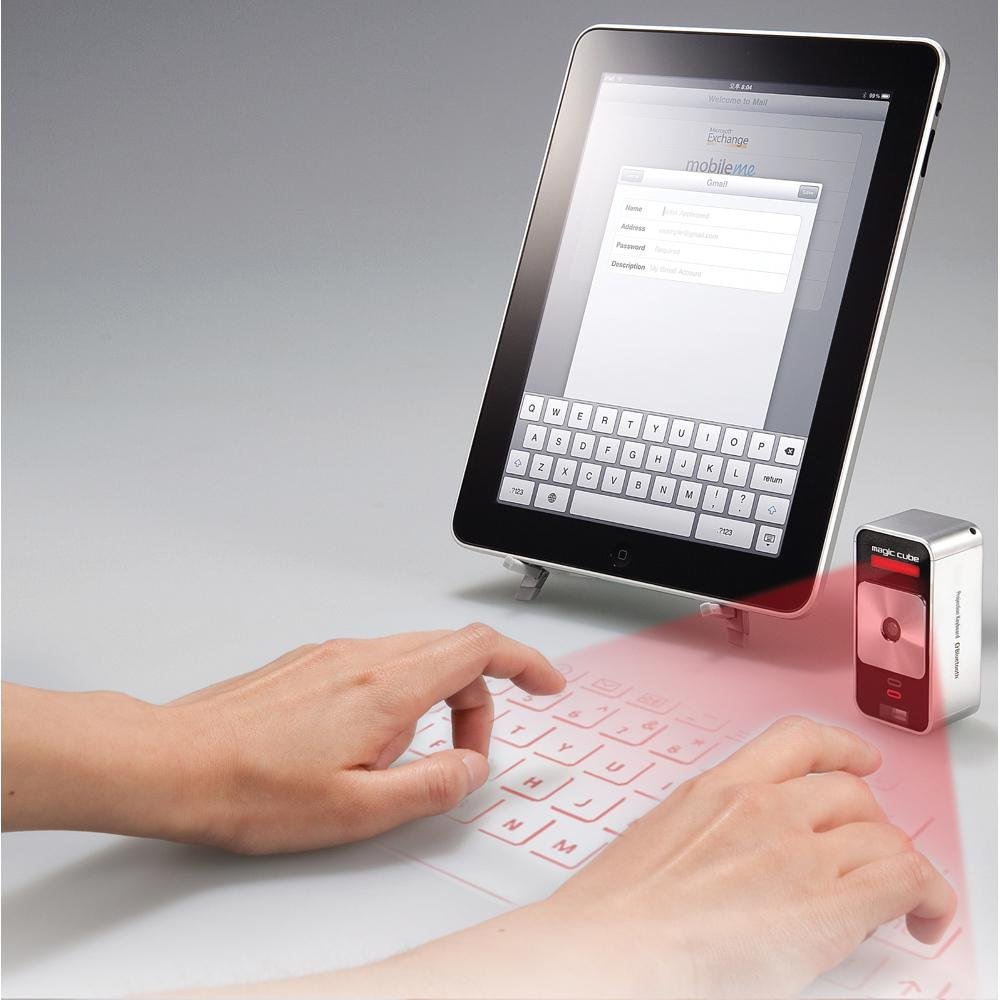 超酷celluon无线激光投影虚拟键盘